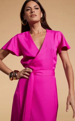 Cayenne Dress In Magenta