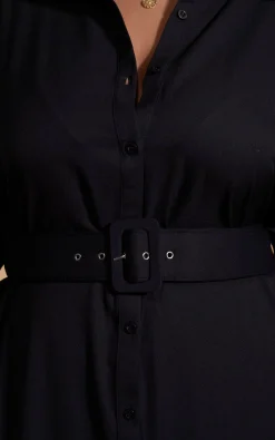 Dove Dress In Black - Extended Sizing