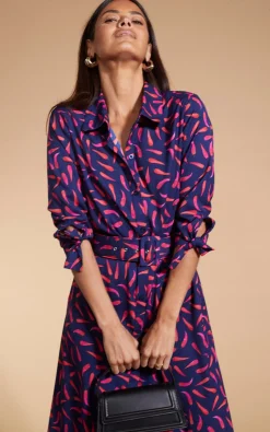 Dove Dress In Chilli Pepper