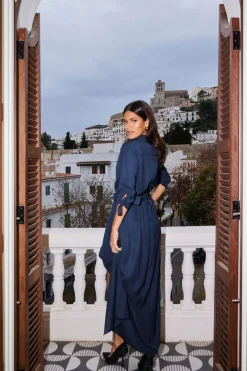 Dove Dress In Navy