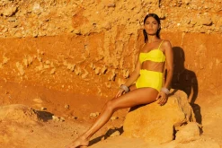 Halo Lalita Bandeau Bikini Top In Limonata
