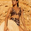 Halo Tamika Bikini Vest Top In Leopard