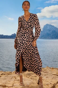 Jagger Maxi Dress In Beige Cloud