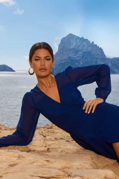 Jagger Maxi Dress In Navy