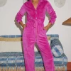Katsumi Jumpsuit In Orchard Pink