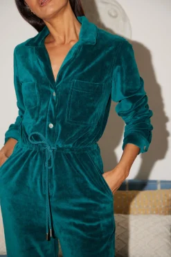 Katsumi Jumpsuit In Pine Green