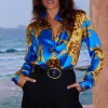 Nevada Shirt In Blue Baroque