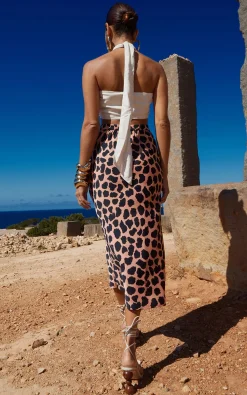 Renzo Skirt In Beige Cloud