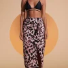 River Skirt In Blush Leopard