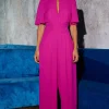 Silva Jumpsuit In Magenta