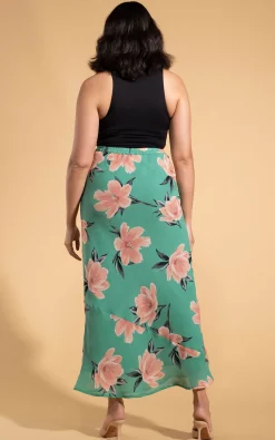 Sophie Skirt In Sage Base Tulip